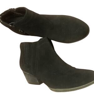Blondo suede booties black boots size 5.5 NEW